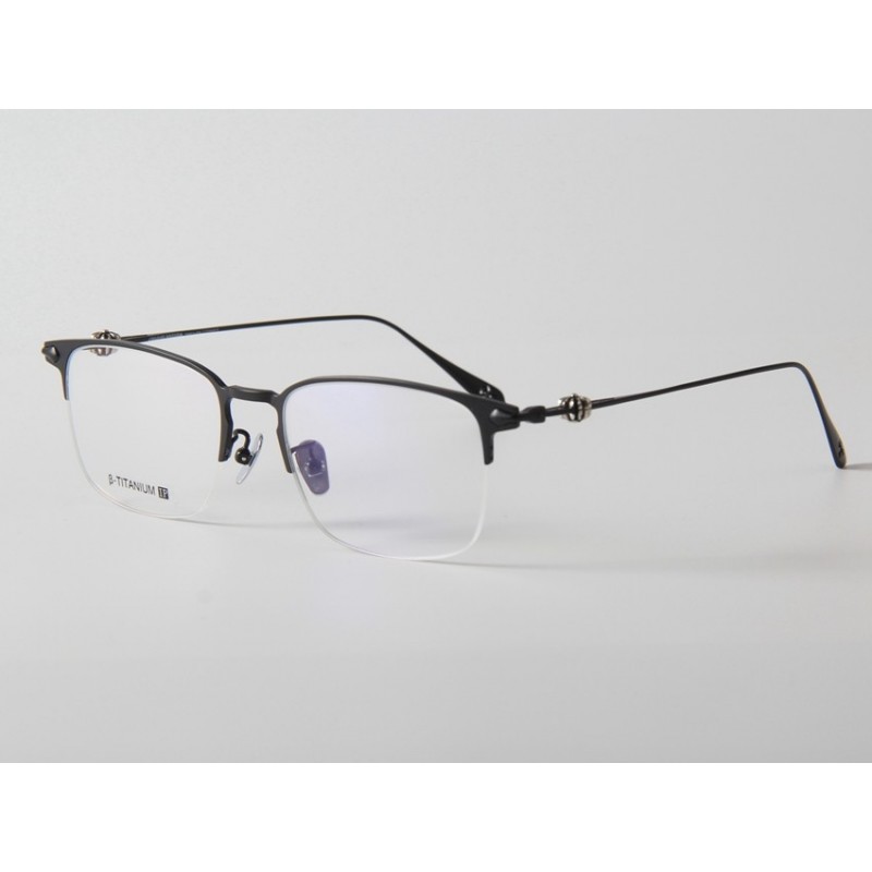 Chrome Hearts TEMOIS II Titanium Eyeglasses In Bla...