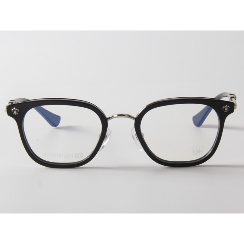 Chrome Hearts STRAPAPADICTOME Eyeglasses In Black Silver
