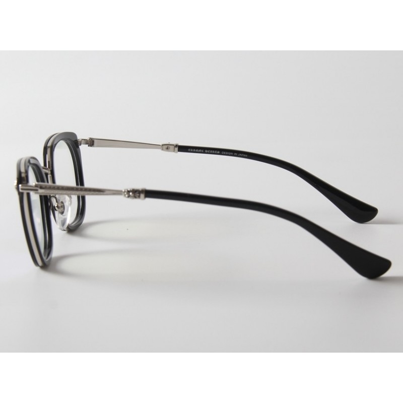 Chrome Hearts STRAPAPADICTOME Eyeglasses In Black Silver