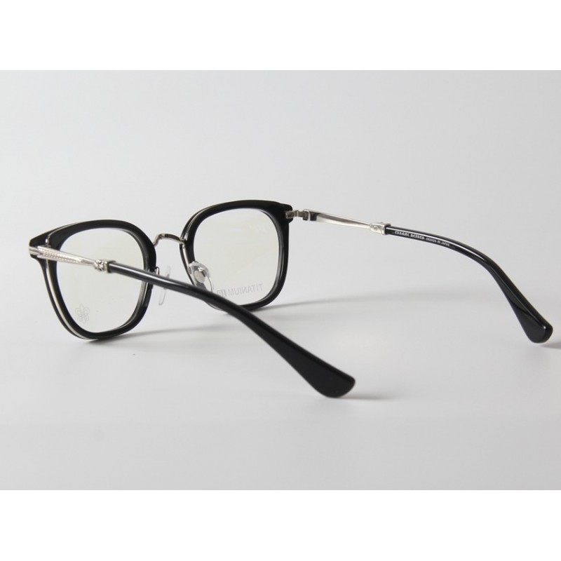 Chrome Hearts STRAPAPADICTOME Eyeglasses In Black Silver