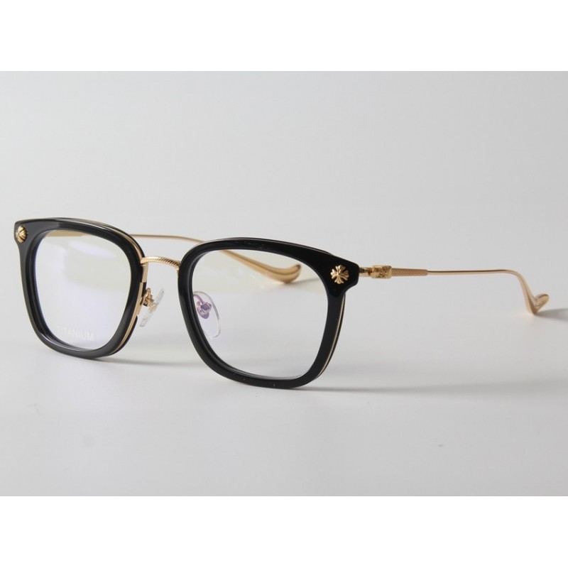 Chrome Hearts GIZZNME Eyeglasses In Black Gold