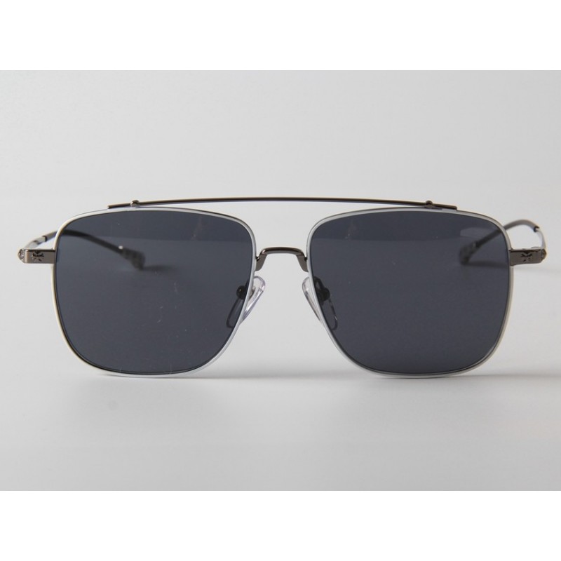 Chrome Hearts BONE PRONE-A Sunglasses In Gunmetal