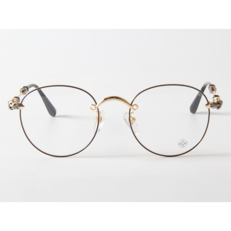 Chrome Hearts BUBBA-A Eyeglasses In Black Gold