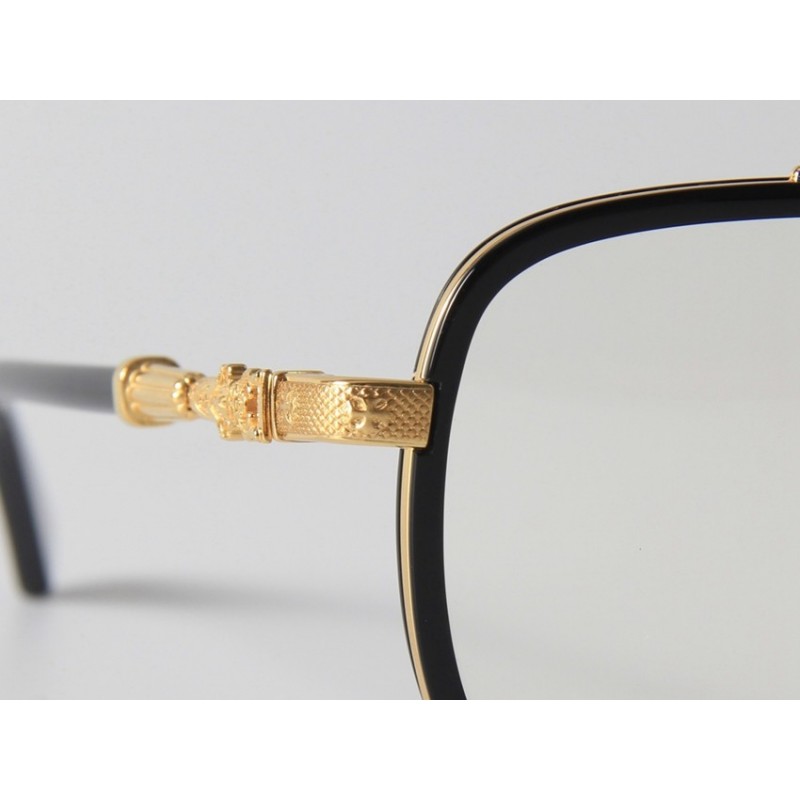 Chrome Hearts BELLAII Eyeglasses In Black Gold