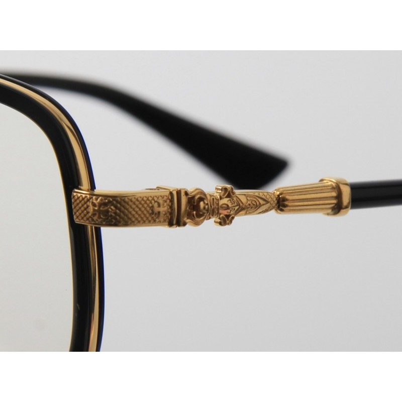 Chrome Hearts BELLAII Eyeglasses In Black Gold