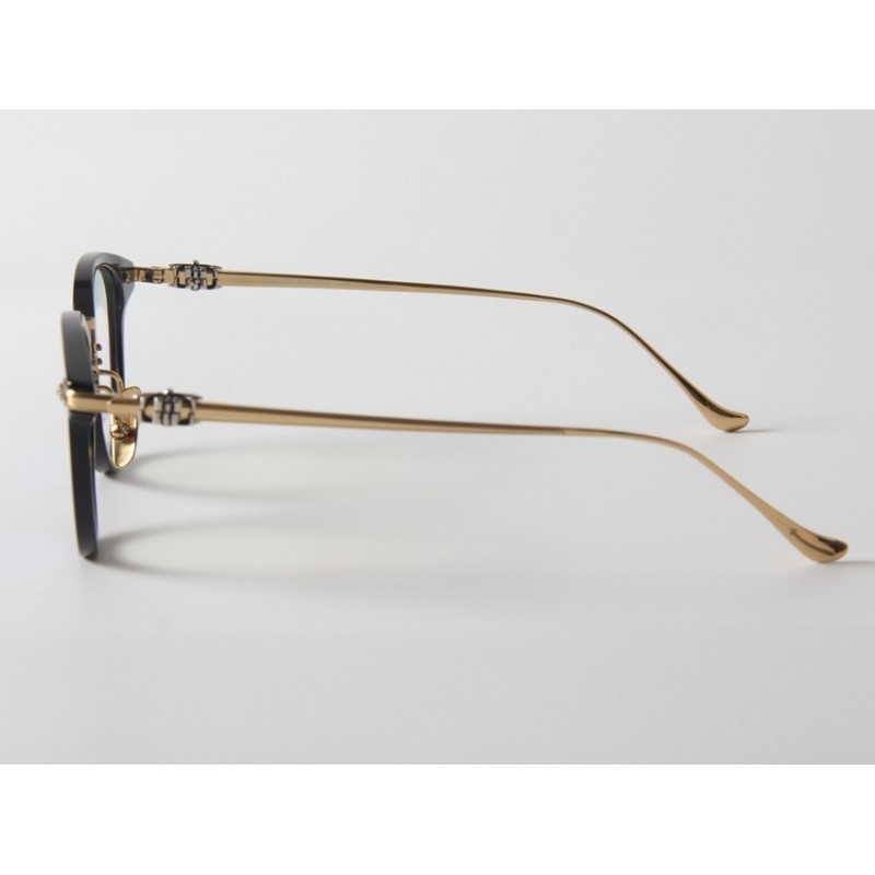 Chrome Hearts FANX HUNEY Titanium Eyeglasses In Black Gold