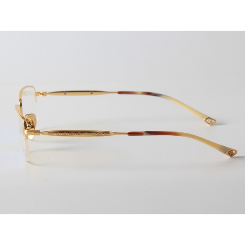 Chrome Hearts BUTTFLUX-A Eyeglasses In Gold