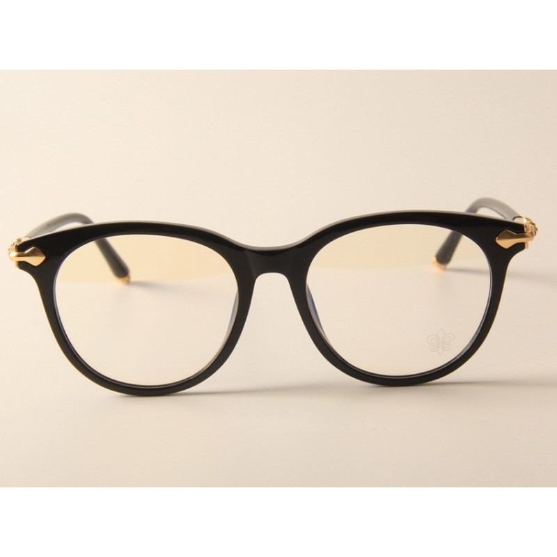 Chrome Hearts BLUEBERRY II Eyeglasses In Black Gold