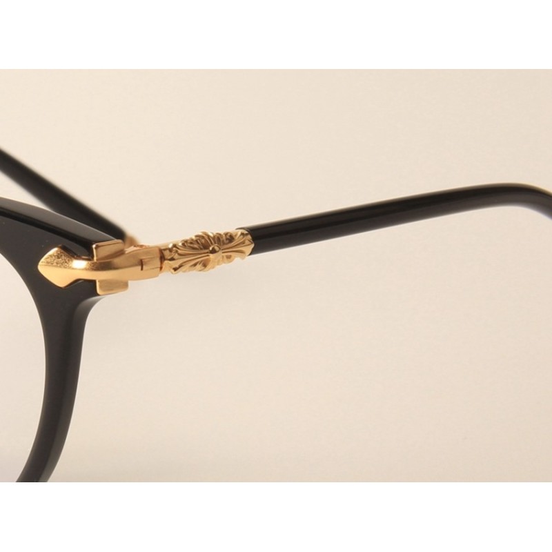 Chrome Hearts BLUEBERRY II Eyeglasses In Black Gold