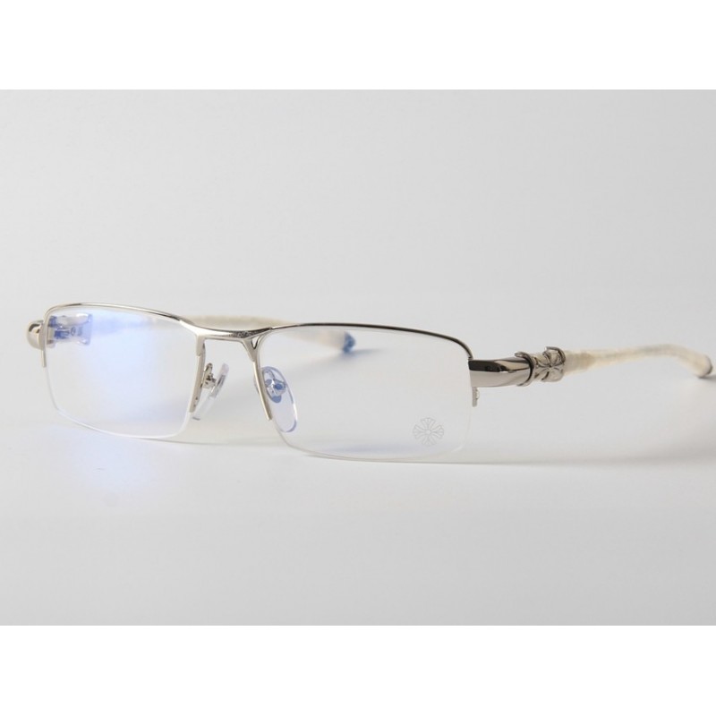 Chrome Hearts BONE POL I SHR III Eyeglasses In Silver