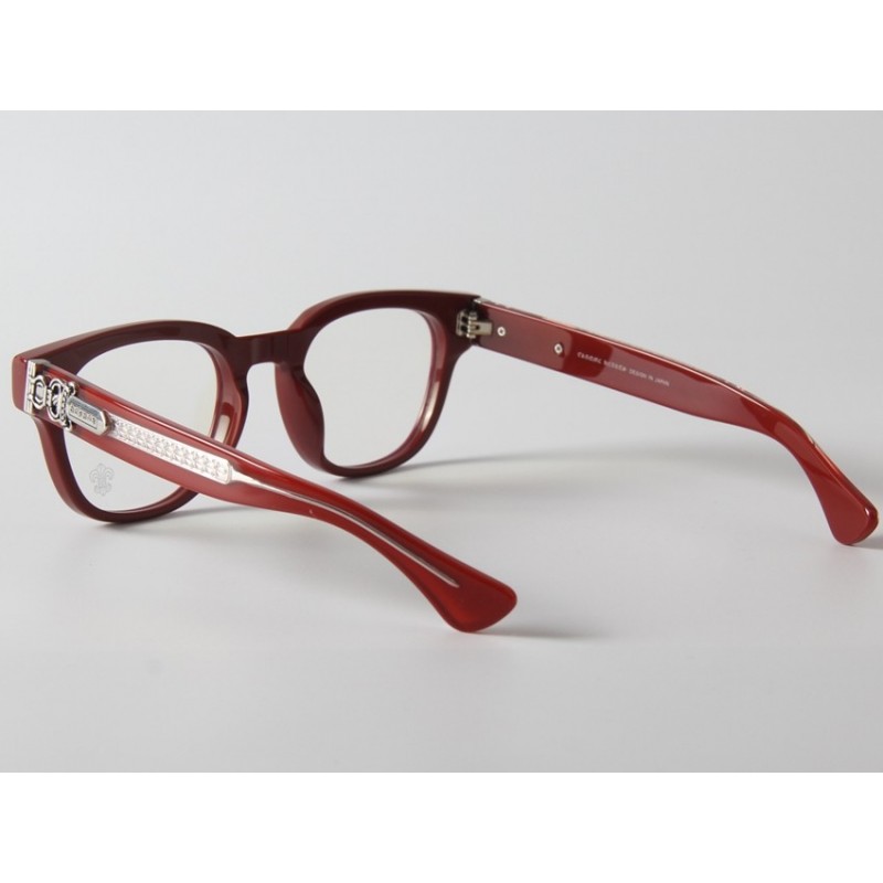 Chrome Hearts CUNTVOLUTED Eyeglasses In Red