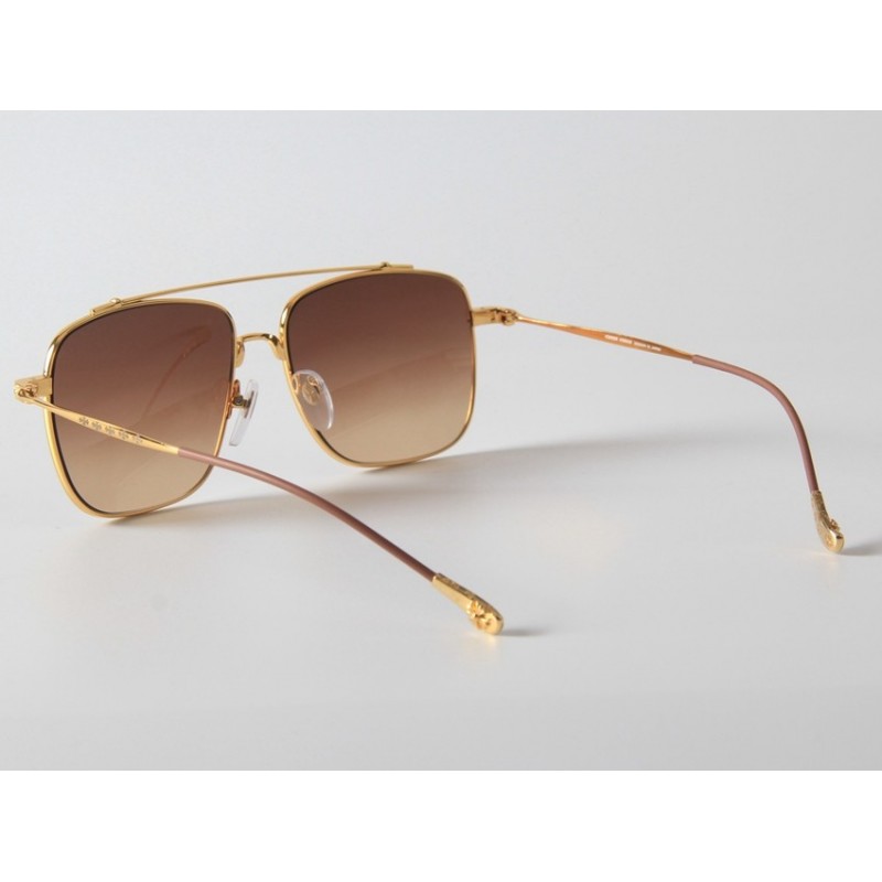 Chrome Hearts BONE PRONE-A Sunglasses In Gold