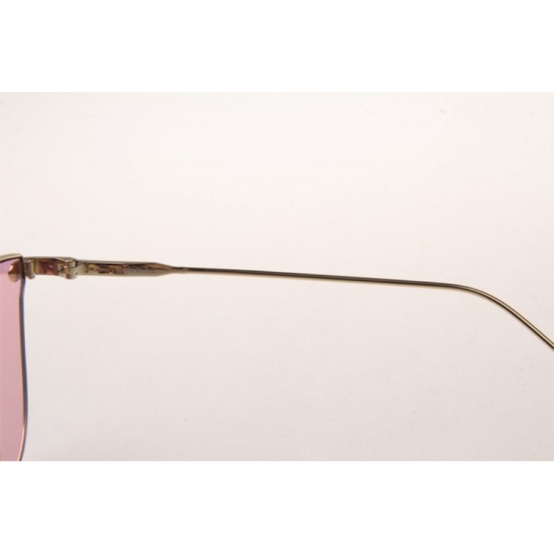 Dita Flight 006 Sunglasses In Gold With Pink Lens