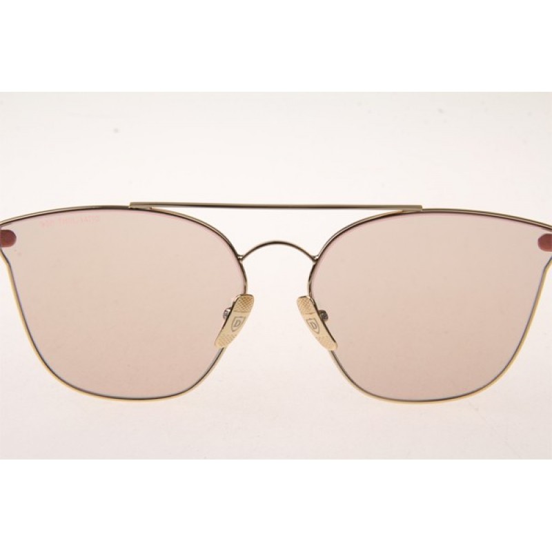 Dita Flight 006 Sunglasses In Gold With Pink Lens