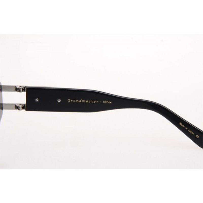 Dita Grandmaster three Eyeglasses In Black Silver