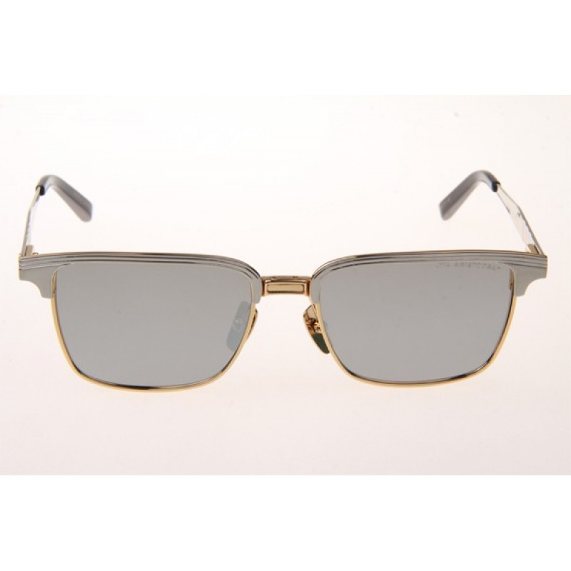 Dita Aristocrat Sunglasses In Gold Silver With Mirror Lens