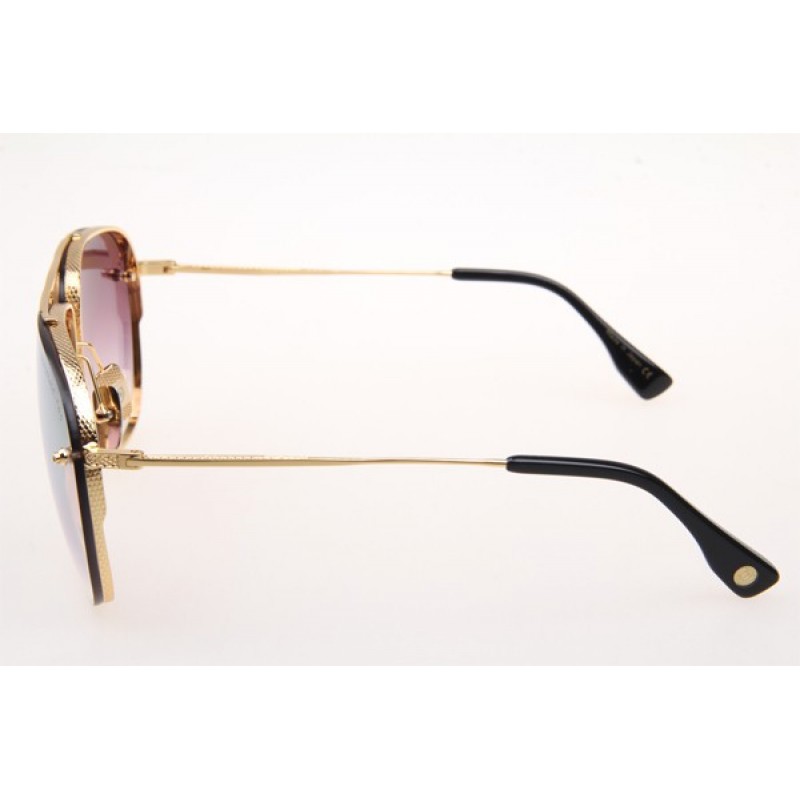 Dita Decade Two Sunglasses in Gold With Yellow Lens