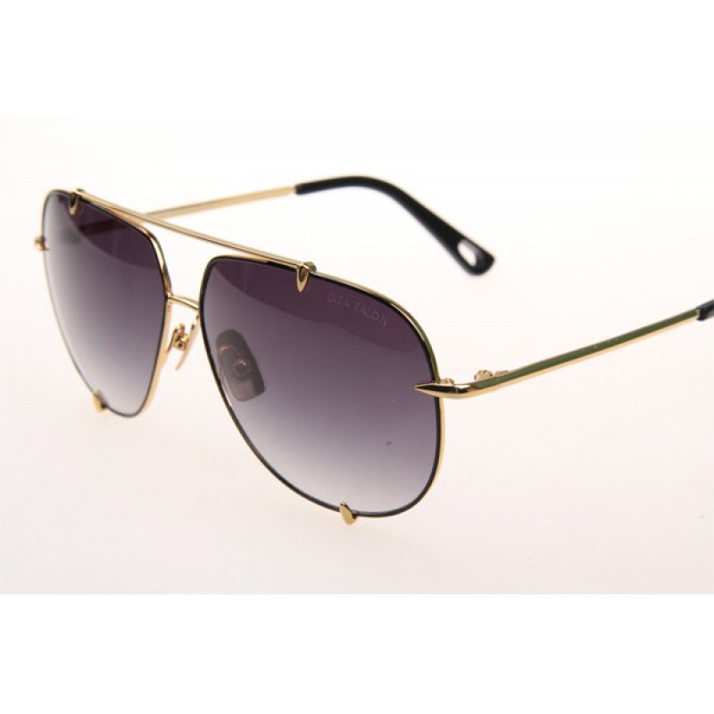 Dita Talon DVT328 Sunglasses In Gold With Grey Grandient Lens