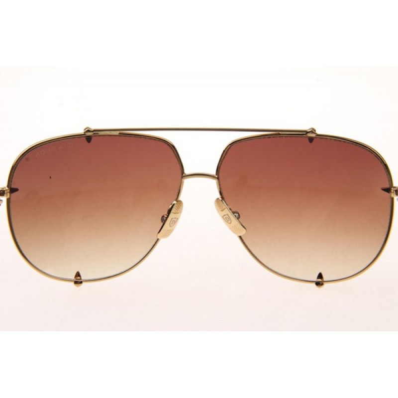 Dita Talon DVT328 Sunglasses In Gold With Brown Grandient Lens