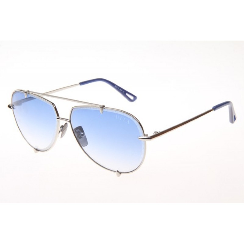 Dita Talon Sunglasses In Silver Gradient Blue
