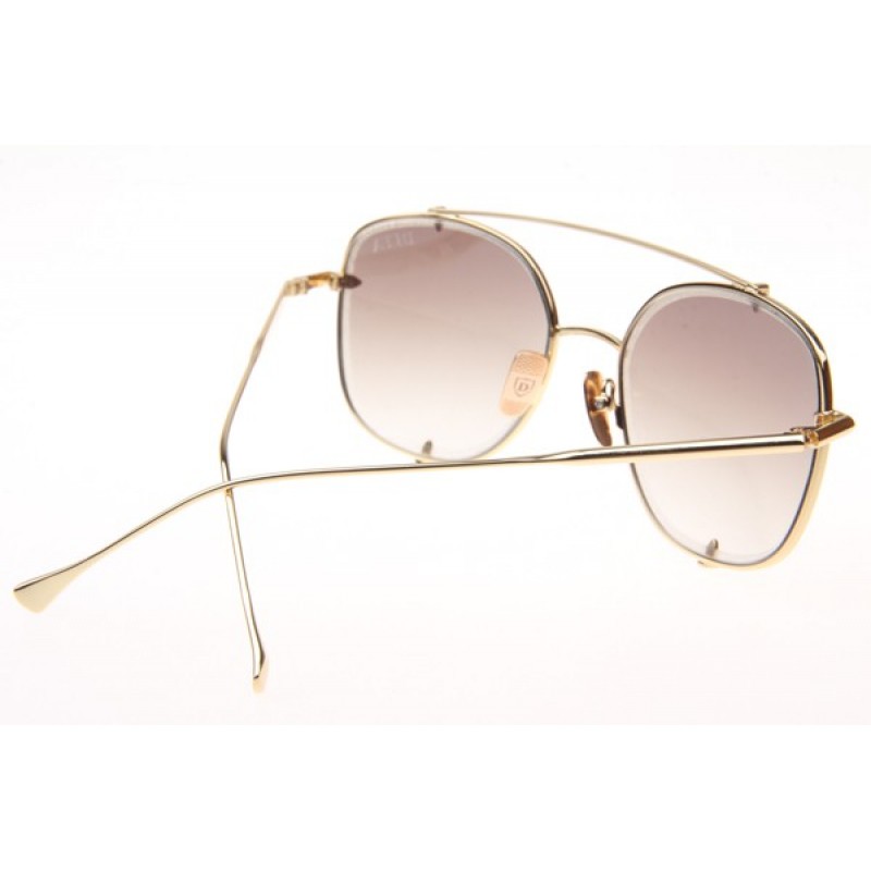 Dita Talon Two Sunglasses In Gold Gradient Brown