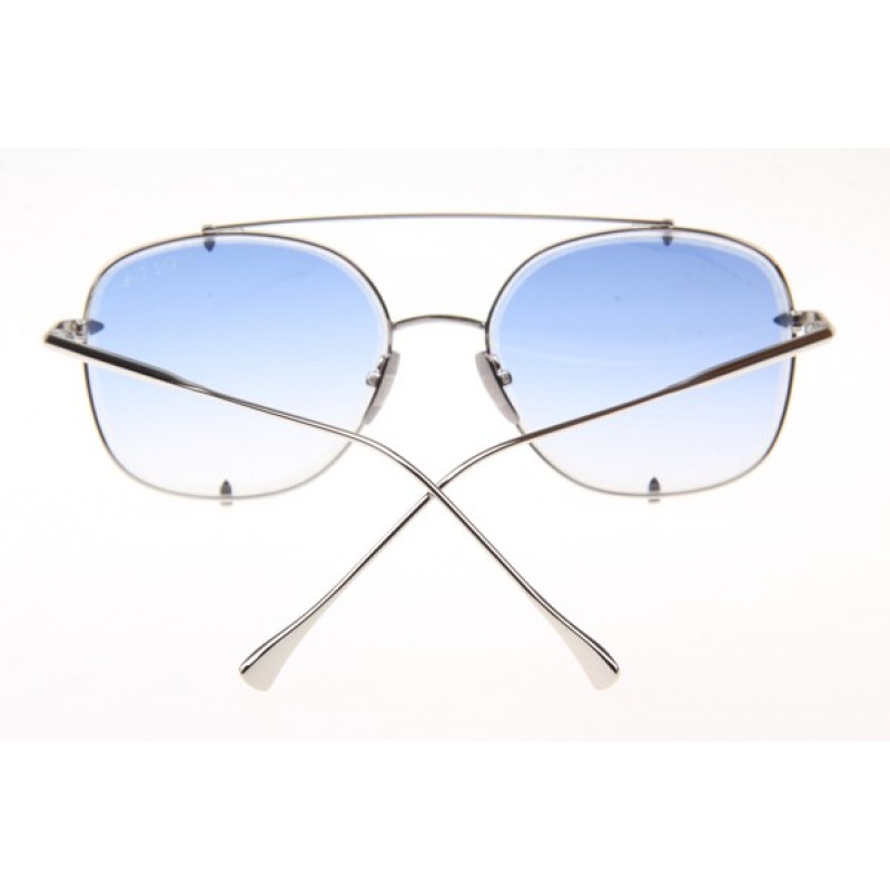 Dita Talon Two Sunglasses In Silver Gradient Blue
