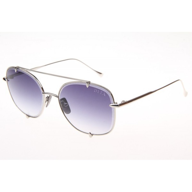 Dita Talon Two Sunglasses In Silver Gradient Grey