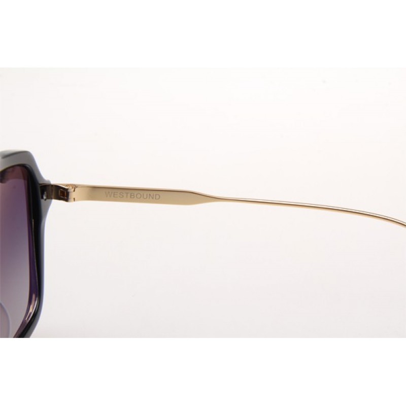 Dita Westbound Sunglasses In Black Gold