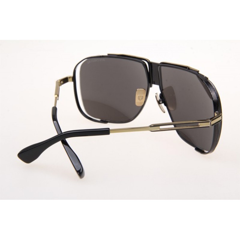 Dita Cascais DRX2065-B Sunglasses In Black Gold With Mirror Lens