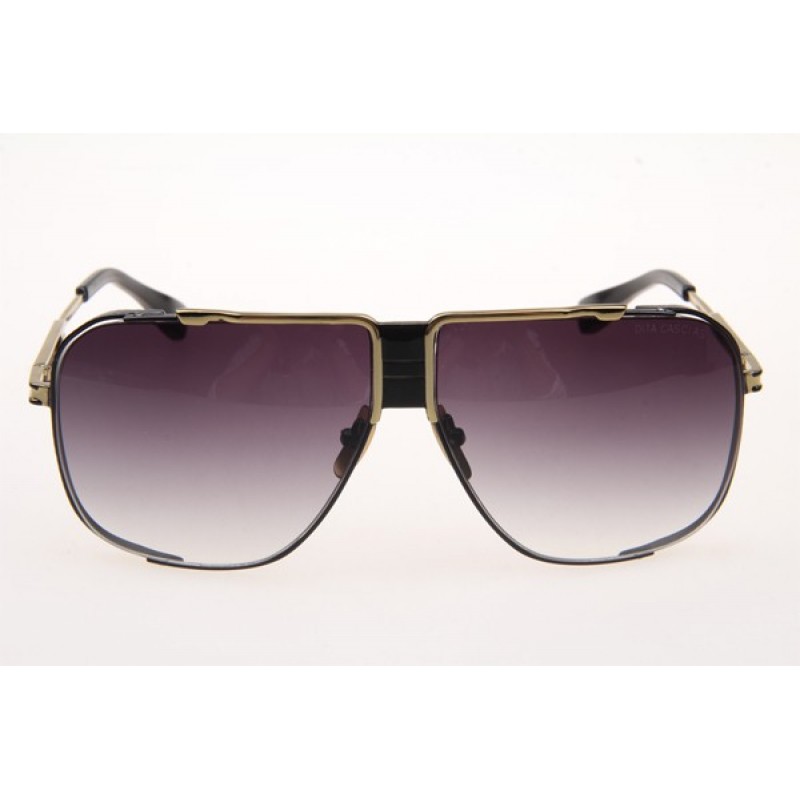 Dita Cascais DRX2065-B Sunglasses In Black Gold With Gradient Grey Lens