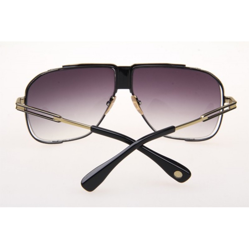 Dita Cascais DRX2065-B Sunglasses In Black Gold With Gradient Grey Lens