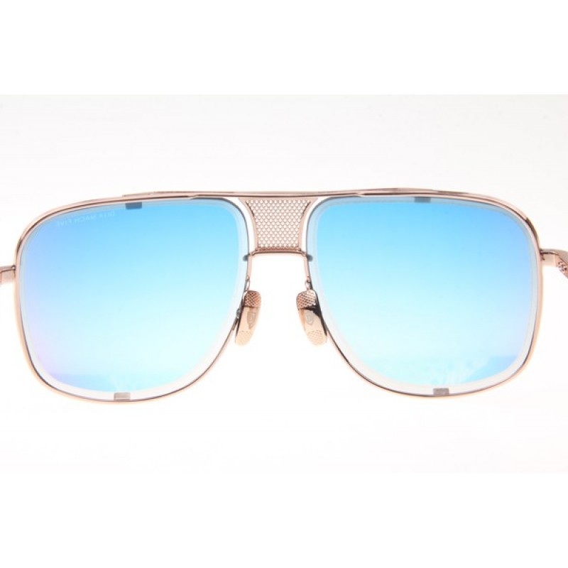 Dita Mach Five DRX2087A Sunglasses In Gold Gradient Blue