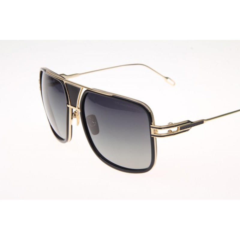 Dita GRANDMASTER-FIVE Sunglasses In Black Gold Grey Gradient