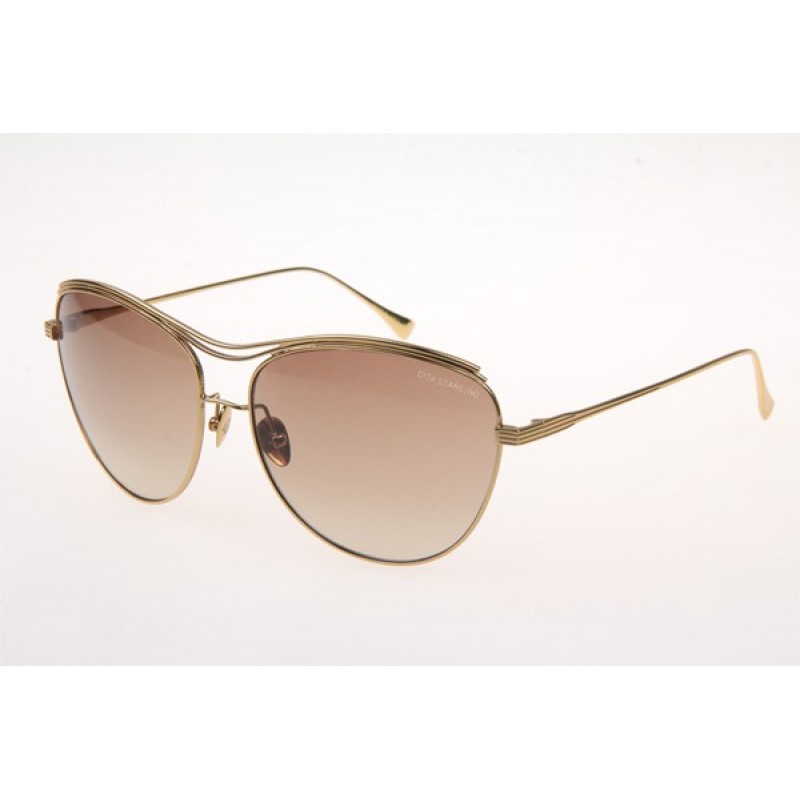 Dita STARLING Sunglasses In Gold Brown Gradient