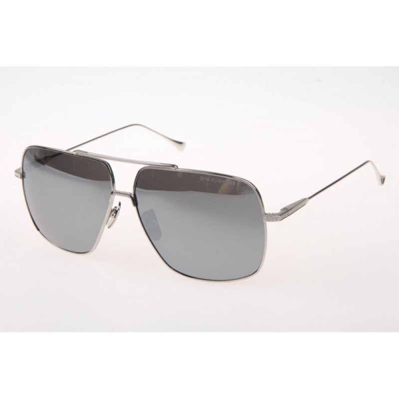 Dita FLIGHT.005 Sunglasses In Silver Mirror Lens