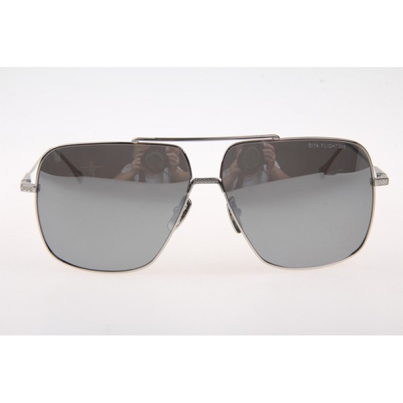 Dita FLIGHT.005 Sunglasses In Silver Mirror Lens