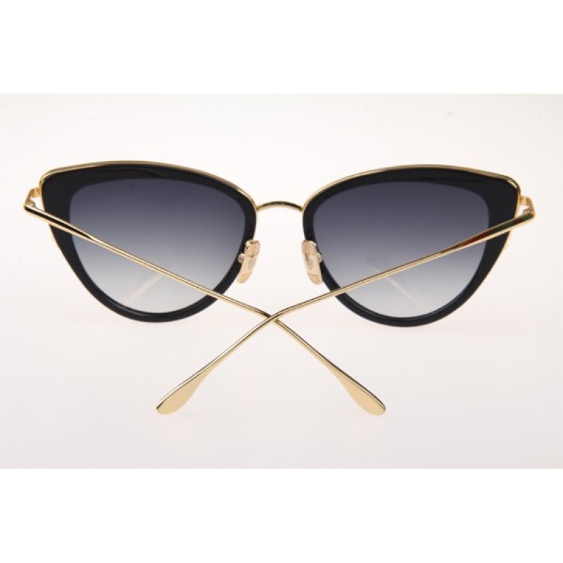 Dita Heartbreaker Sunglasses In Black with Mirror Lens