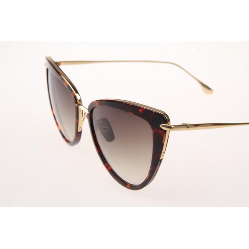 Dita Heartbreaker Sunglasses In Tortoise Brown Gradient