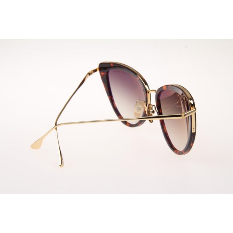 Dita Heartbreaker Sunglasses In Tortoise Brown Gradient