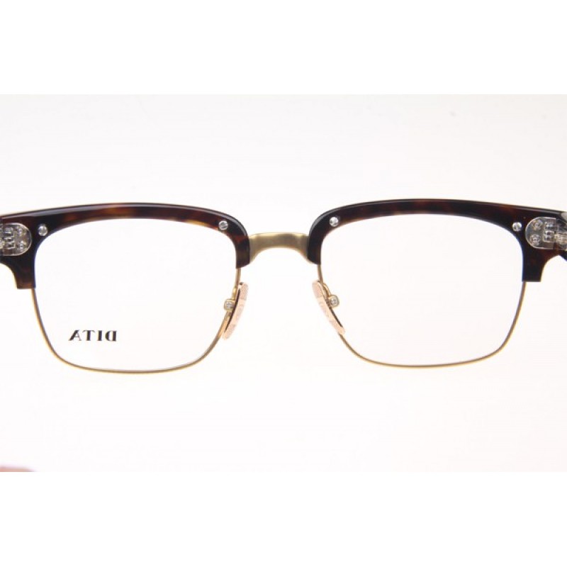 Dita Statesman Eyeglasses In Tortoise Gold