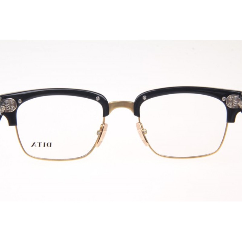 Dita Statesman Eyeglasses In Black Gold