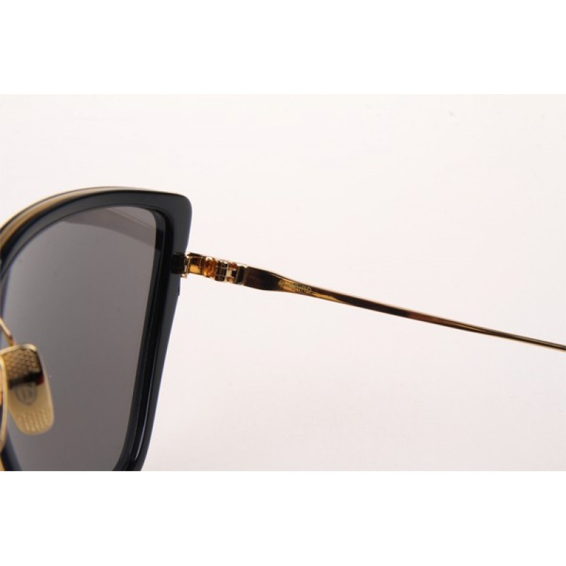 Dita Sunbird Sunglasses In Black With Mirror Lens