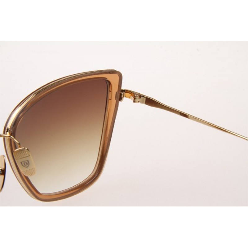 Dita Sunbird Sunglasses In Brown Gold