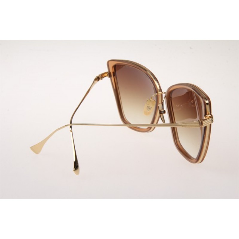 Dita Sunbird Sunglasses In Brown Gold