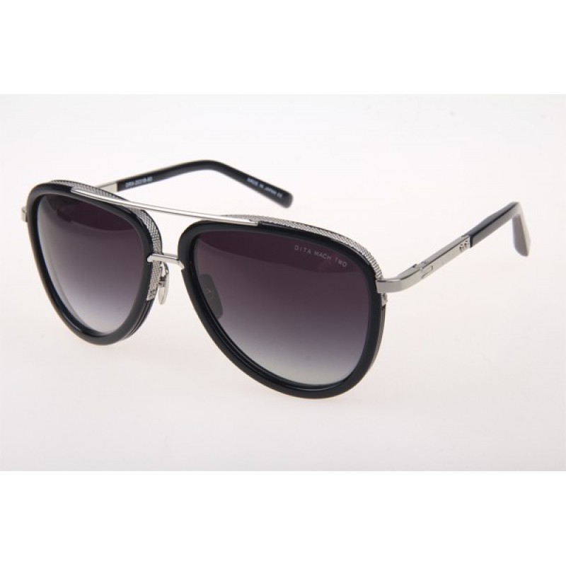 Dita MACH TWO Sunglasses In Black Silver