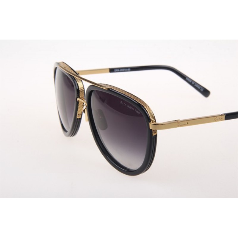 Dita MACH TWO Sunglasses In Black Gold