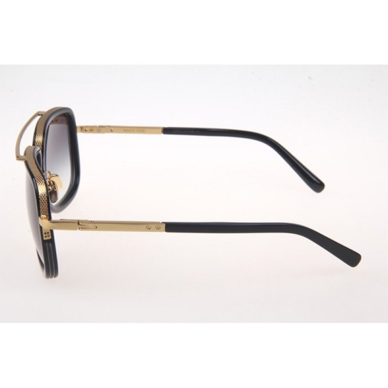 Dita MACH ONE Sunglasses In Black Gold Grey Gradient