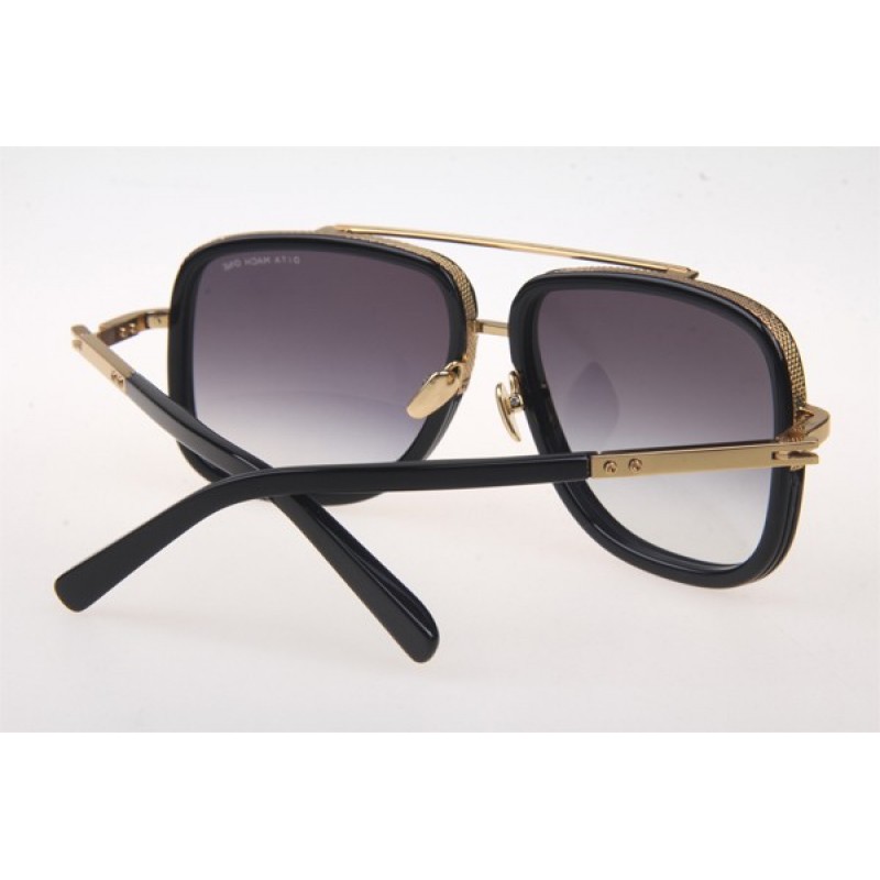 Dita MACH ONE Sunglasses In Black Gold Grey Gradient
