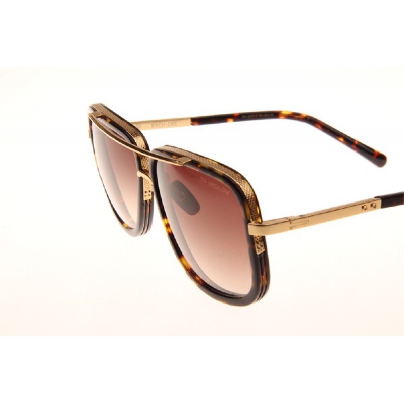 Dita Mach One Sunglasses In Tortoise Gold