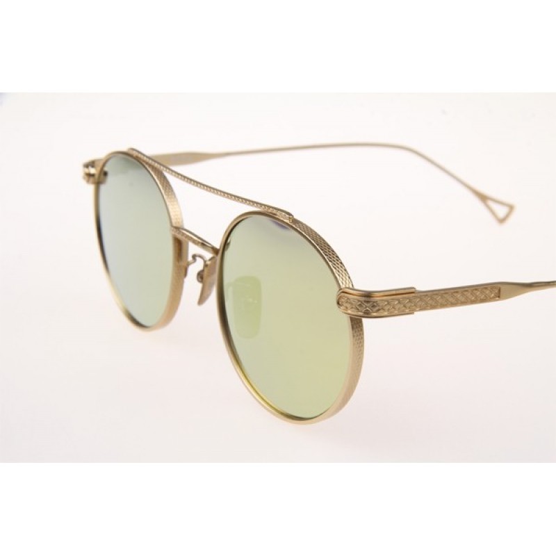 Dita T0828 Sunglases In Gold With Yellow Flash Lens